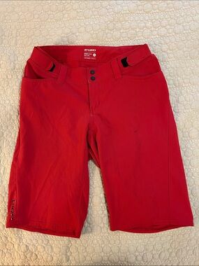 Giro Women's Red Performance Bike Shorts